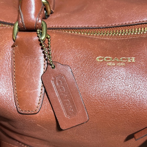 Coach Molly East West Leather Satchel - Picture 2 of 14